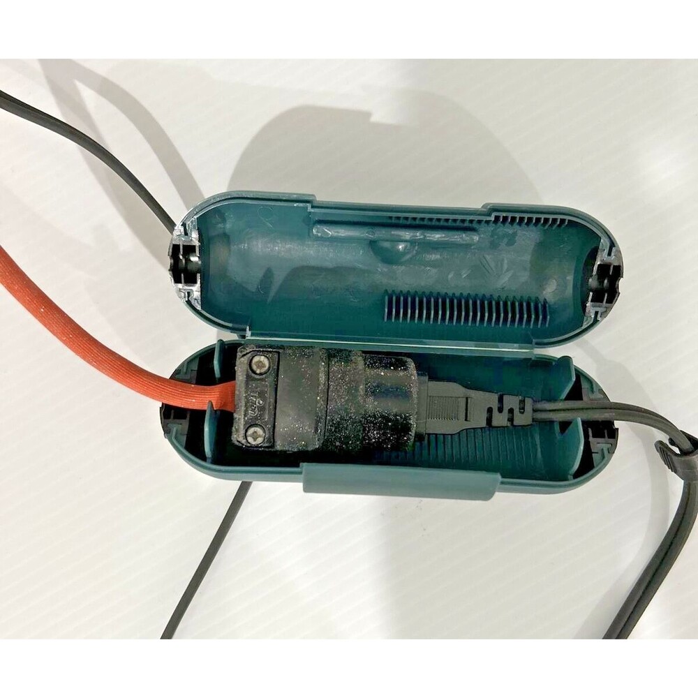 Set of 2 Outdoor Extension Cord Safety Cover Cable Connection Protector